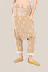 Jacquard harem pants
